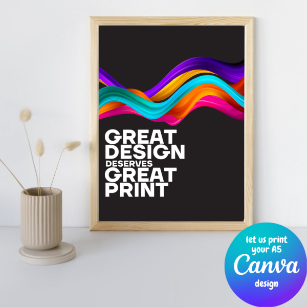 Print My A5 Canva Design