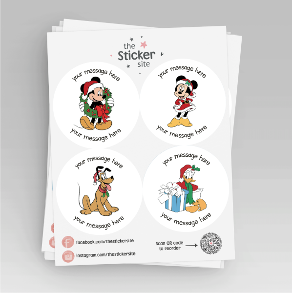 4 Extra Large Personalised Stickers SS32