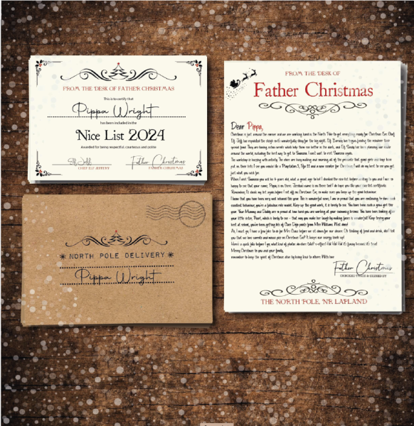 Personalised North Pole Letter 2024