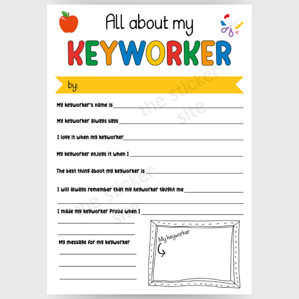All About My Keyworker Print